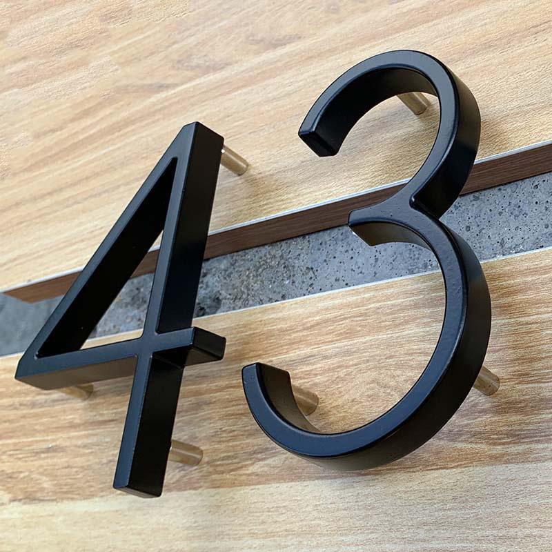 125mm Zwart Huis Nummers Lette - Yard Sign Blank recensie en prijs